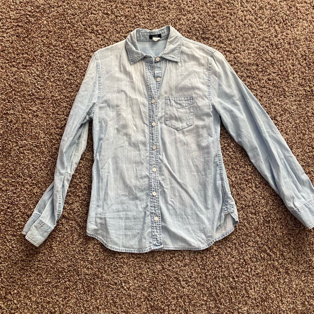 J. Crew chambray button up.
